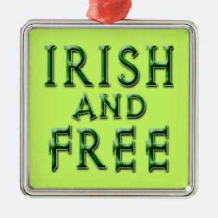聖パトリックの日のためのアイルランド語と無料 メタルオーナメント