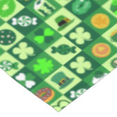 聖パトリックの日のアイコンのシームレスなパターン テーブルクロス (アングル)