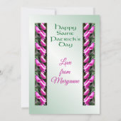 「聖パトリックの日のアイルランドの祝福を母なるホーリーに」 シーズンカード (裏面)