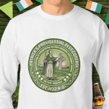 聖パトリックの日のアイルランド人カトリックTシャツ