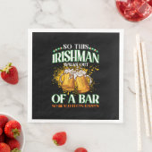聖パトリックの日のアイルランド人ビール飲み (インサイチュ)