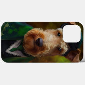 聖パトリックの日のエアデールテリア Case-Mate iPhoneケース (裏面 (横))