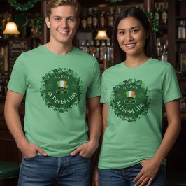 聖パトリックの日のクローバーハット ユニセックスTシャツ トライブレンドＴシャツ