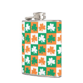 聖パトリックの日のクローバー フラスク (左)