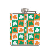 聖パトリックの日のクローバー フラスク (裏面)