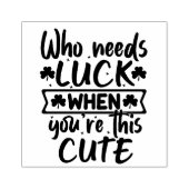 聖パトリックの日のゴム印 ラバースタンプ (インプリント)