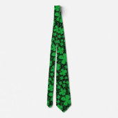 聖パトリックの日のシャムロック場 ネクタイ (裏面)