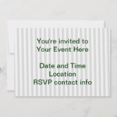 聖パトリックの日のスクレーパー猫 招待状 (裏面)