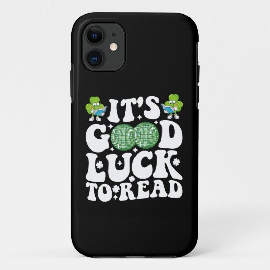 聖パトリックの日のディスコボールを読むのは幸運 Case-Mate iPhoneケース (裏面)