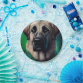 聖パトリックの日のドレスのアナトリアの羊飼い犬 ペーパープレート (パーティー)