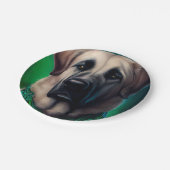 聖パトリックの日のドレスのアナトリアの羊飼い犬 ペーパープレート (アングル)