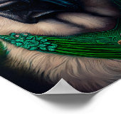 聖パトリックの日のドレスのアナトリアの羊飼い犬 ポスター (角)