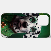 聖パトリックの日のドレスを着たダルメシアン Case-Mate iPhoneケース (裏面 (横))