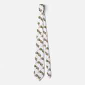 聖パトリックの日のパーティー/シャムロックと馬蹄形 ネクタイ (正面)