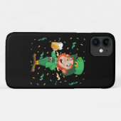 聖パトリックの日のビールを飲むレプラコーン Case-Mate iPhoneケース (裏面(横))