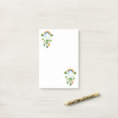 聖パトリックの日のポストitノート虹 ポストイット (デスク上)