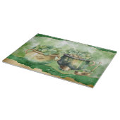 聖パトリックの日のポットの金ゴールドアイリッシュクローバー カッティングボード (角)