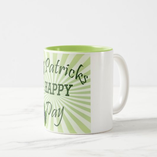 聖パトリックの日のマグカップ ツートーンマグカップ (正面右)