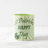 聖パトリックの日のマグカップ ツートーンマグカップ (中央)