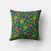 聖パトリックの日のメッセージカスタムと写真 クッション (裏面)