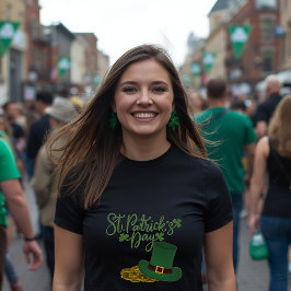 聖パトリックの日の女性用ベーシックTシャツ Tシャツ