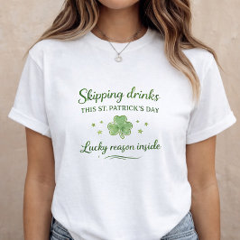聖パトリックの日の妊娠発表 Tシャツ