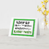 聖パトリックの日の恋愛の挨拶状 カード (黄色い花)