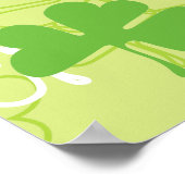 聖パトリックの日の招き猫 ポスター (角)