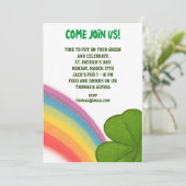 聖パトリックの日の招待文言 招待状 (スタンド正面)