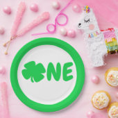 聖パトリックの日の最初の誕生日 ペーパープレート (パーティー)