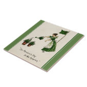 聖パトリックの日の朝緑 タイル (側面)