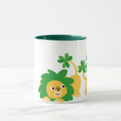 聖パトリックの日の漫画ライオンズマグカップ マグカップ (中央)