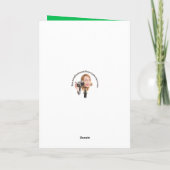 聖パトリックの日の猫 シャムロック シーズンカード (裏面)