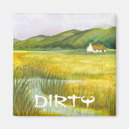 聖パトリックの日の皿ウォッシャーマグネットバイボンホーヴィー マグネット