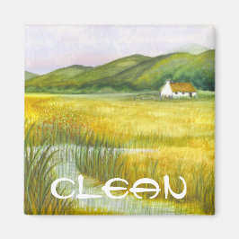 聖パトリックの日の皿ウォッシャーマグネットバイボンホーヴィー マグネット