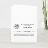 聖パトリックの日の祈りの言葉賛美の宗教的カード カード (裏面)