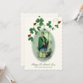 聖パトリックの日の祈りの言葉賛美の宗教 カード (正面/裏面インサイチュ)