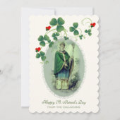 聖パトリックの日の祈りの言葉賛美の宗教 カード (正面)