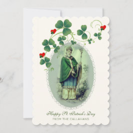 聖パトリックの日の祈りの言葉賛美の宗教 カード