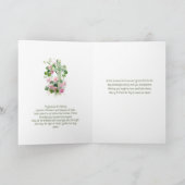 聖パトリックの日の賛美バラケルト十字架 カード (内部)