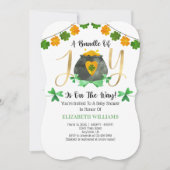 聖パトリックの日の赤ちゃんシャワー 招待状 (正面)