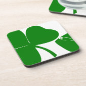 聖パトリックの日はラッキーを得る3と1葉の4 Coaste コースター (左側)