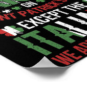 聖パトリックの日は誰もがアイルランドの小さな日 ポスター (角)