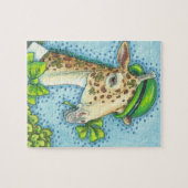 聖パトリックの日アイリッシュキリン&シャムロックパズル ジグソーパズル (横)