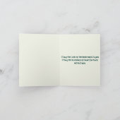 聖パトリックの日アイリッシュフレンチキードドッグデュオ カード (内部)