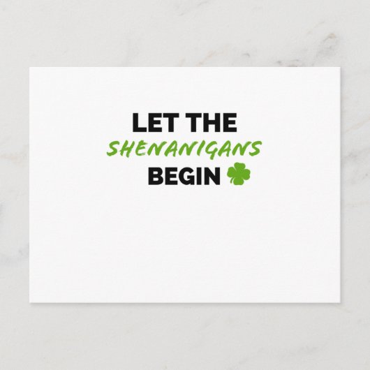 聖パトリックの日アイルランドのアイリッシュマンおもしろい ポストカード (正面)