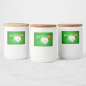 聖パトリックの日アイルランドの風船 – コンテナラベル フードラベル (ボトル)