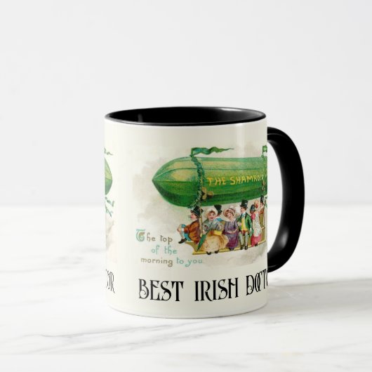 聖パトリックの日アイルランド最高のアイリッシュドクターおもしろい マグカップ (正面右)