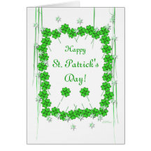 聖パトリックの日クローバーと星