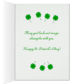 聖パトリックの日クローバーと星 (内側 (右))